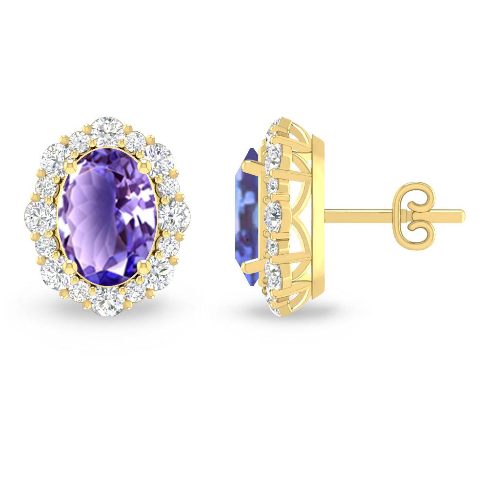 Yellow Gold - Tanzanite
