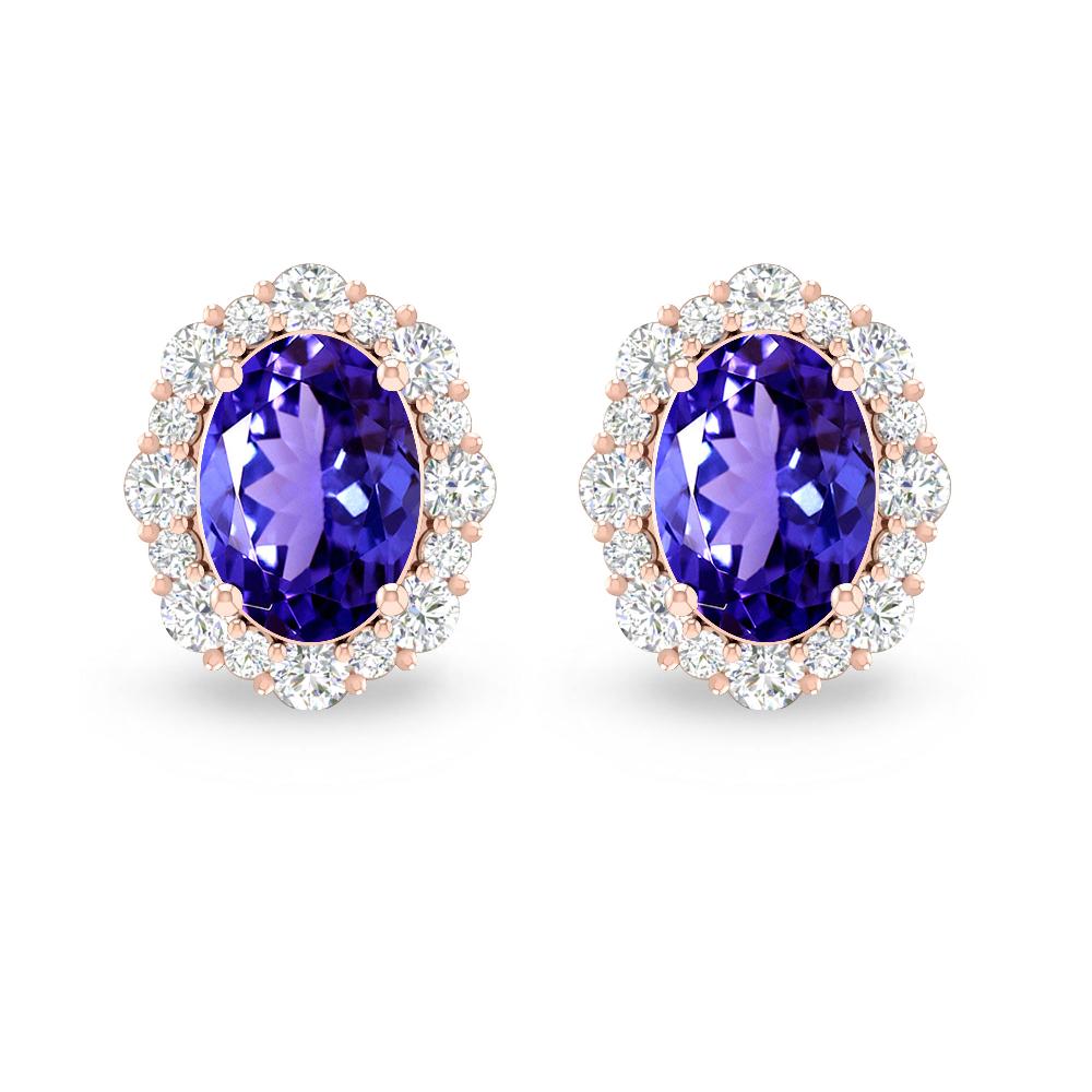 Rose Gold - Tanzanite