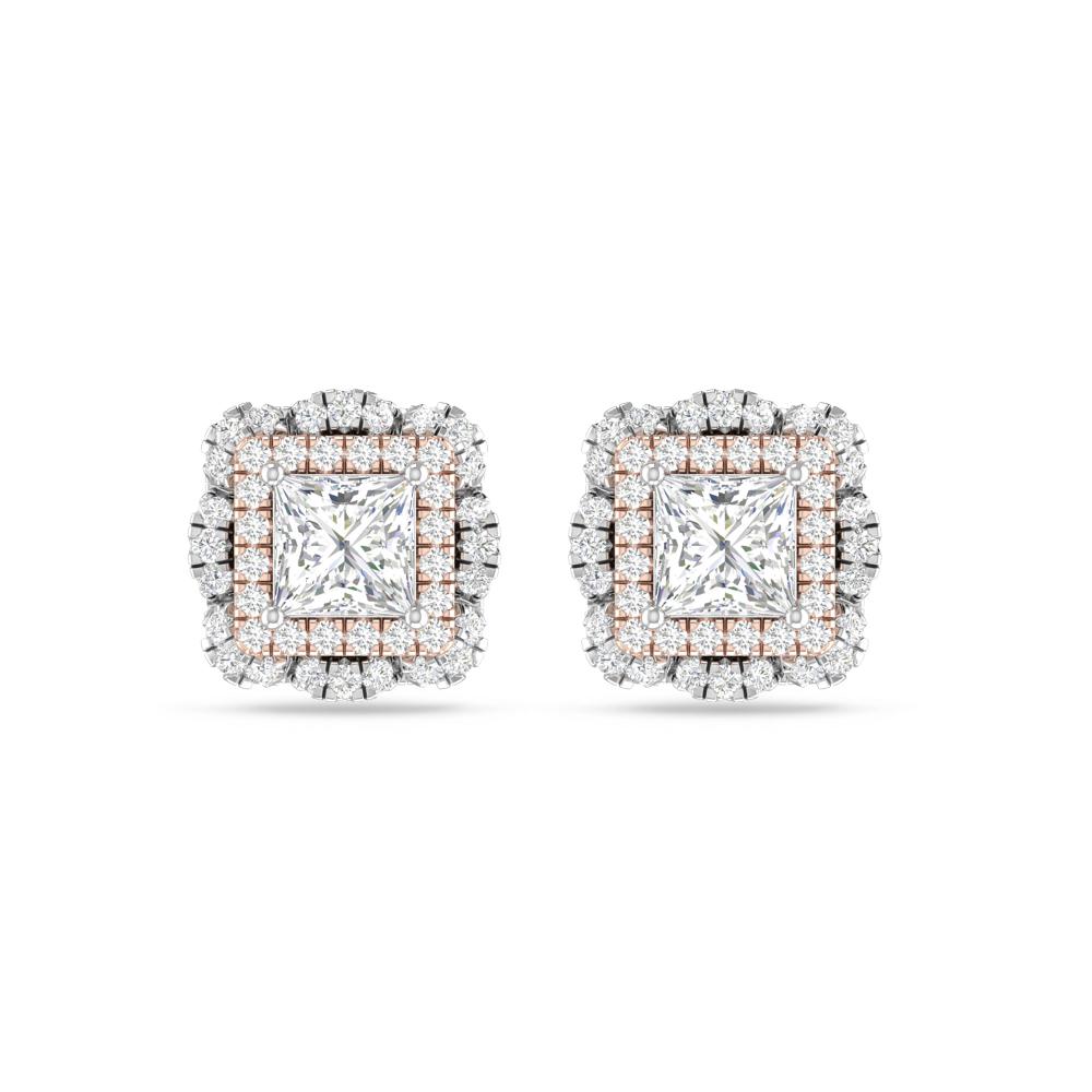White Gold/Rose Gold - Diamond