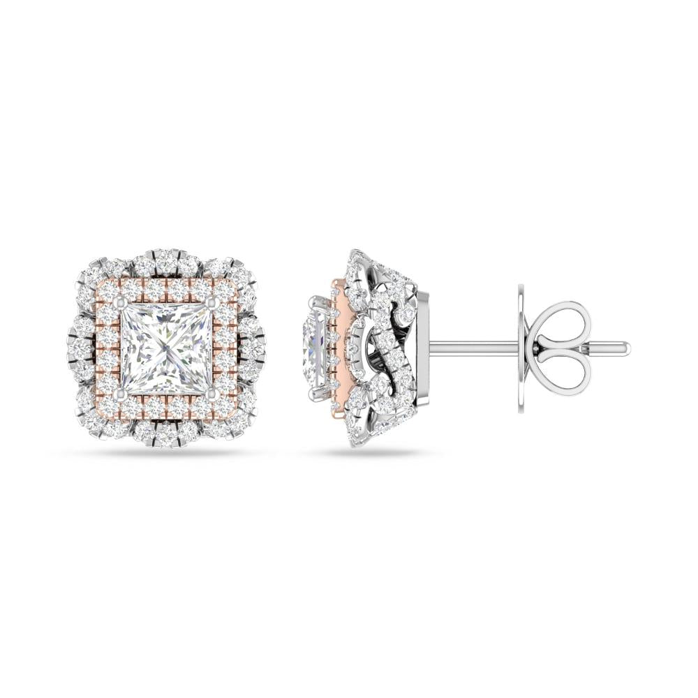White Gold/Rose Gold - Diamond