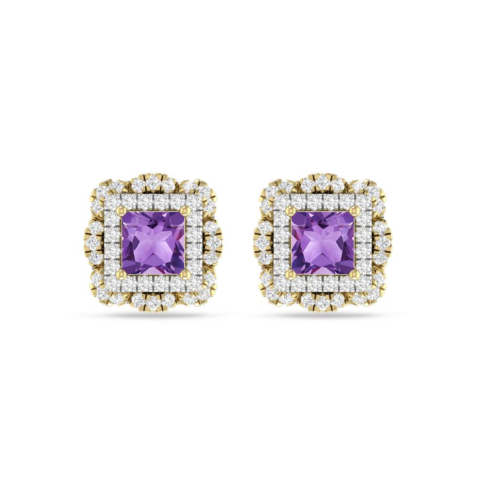 Yellow Gold/White Gold - Amethyst