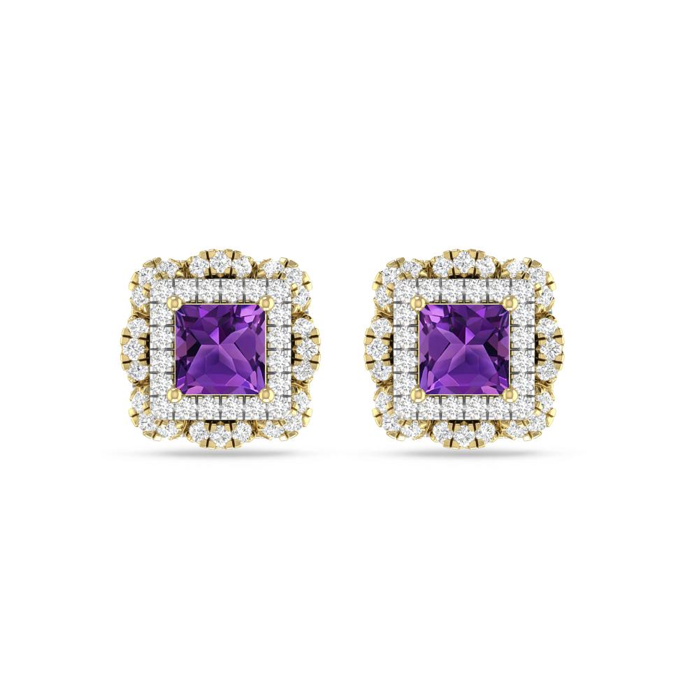 Yellow Gold/White Gold - Amethyst