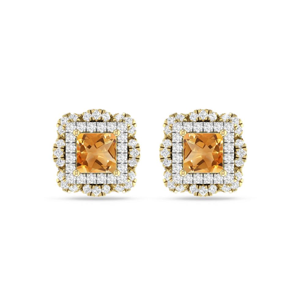 Yellow Gold/White Gold - Citrine