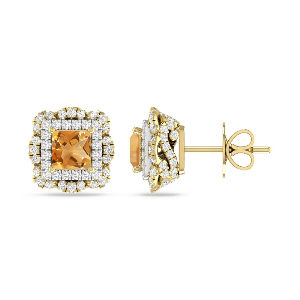 Yellow Gold/White Gold - Citrine