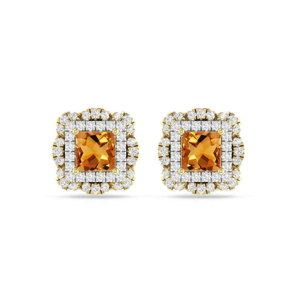 Yellow Gold/White Gold - Citrine