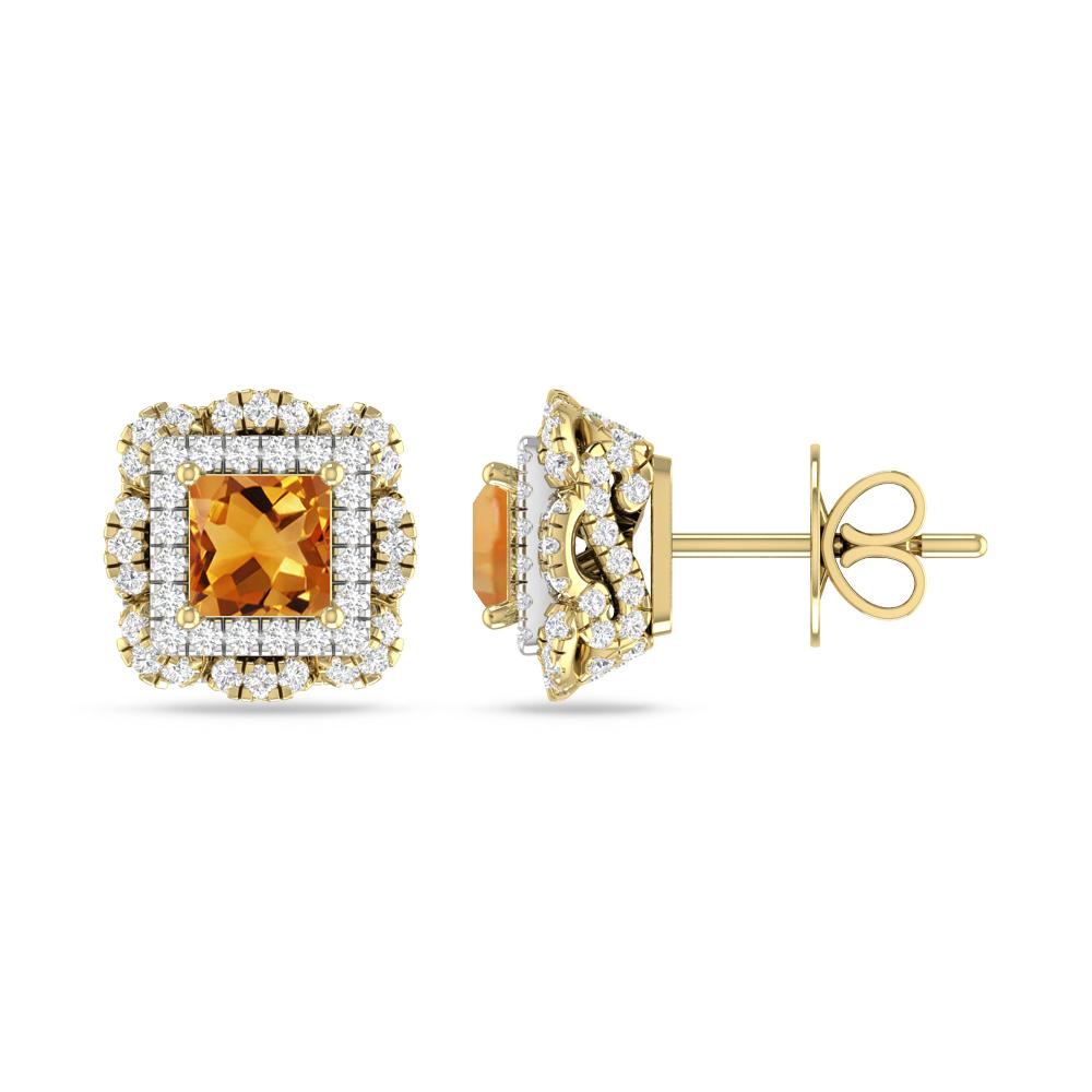 Yellow Gold/White Gold - Citrine