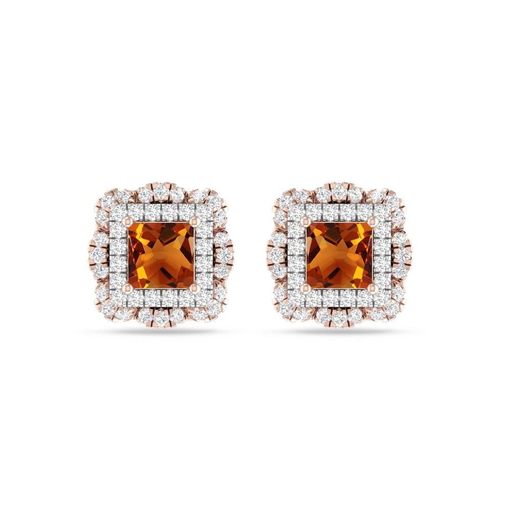 Rose Gold/White Gold - Citrine