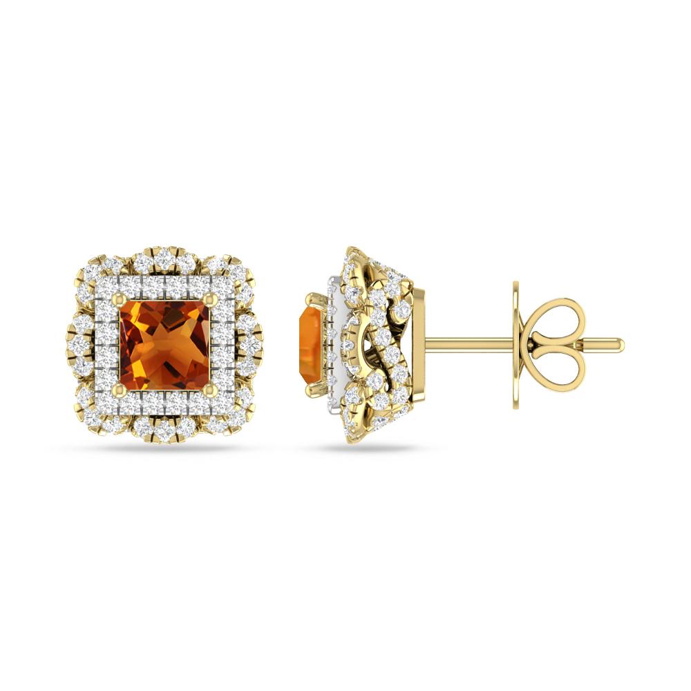 Yellow Gold/White Gold - Citrine