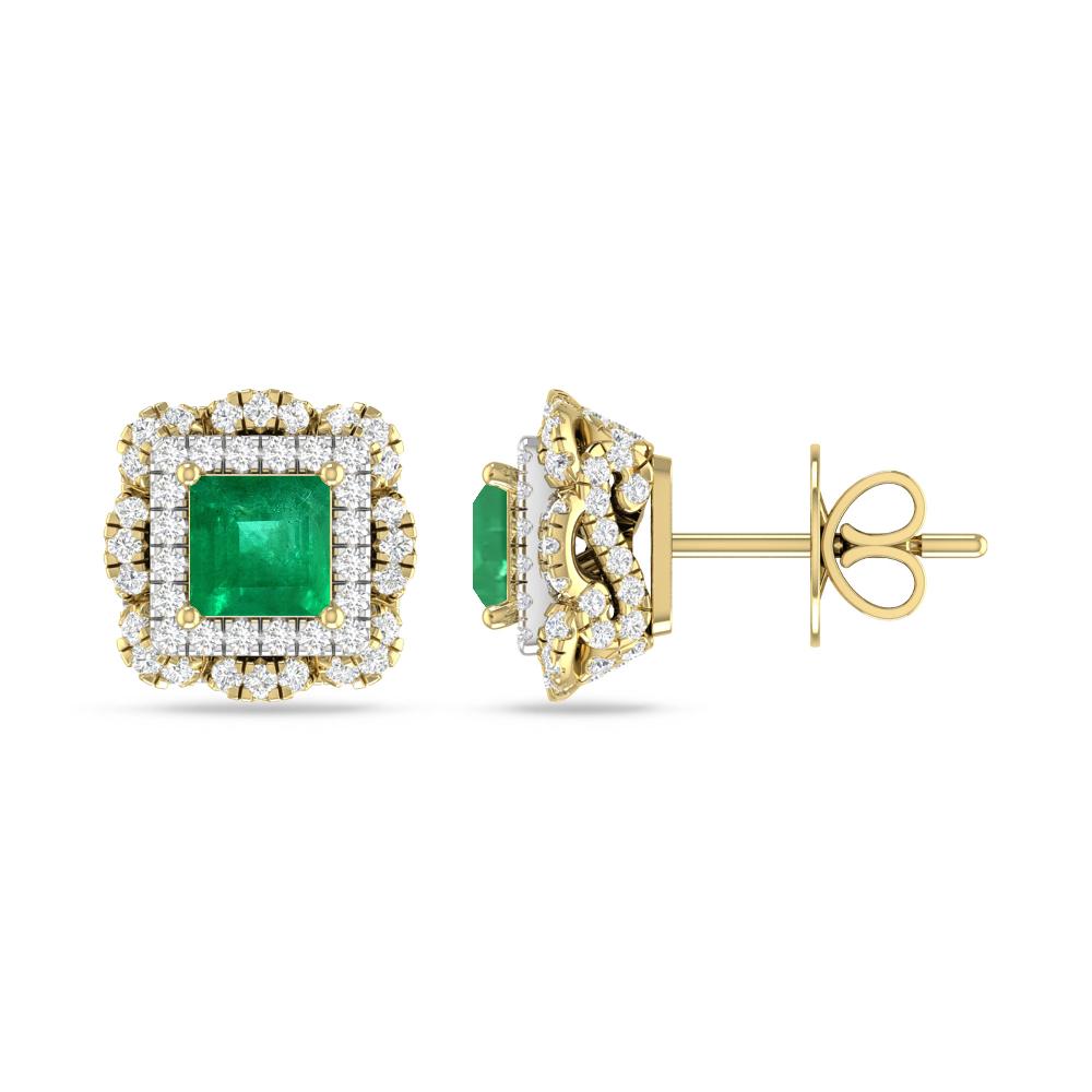 Yellow Gold/White Gold - Emerald