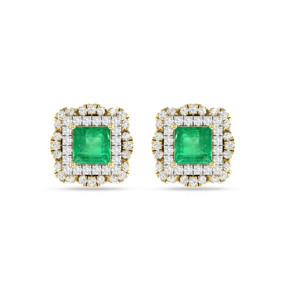Yellow Gold/White Gold - Emerald