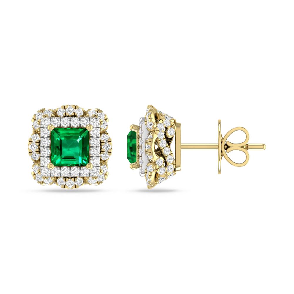 Yellow Gold/White Gold - Emerald