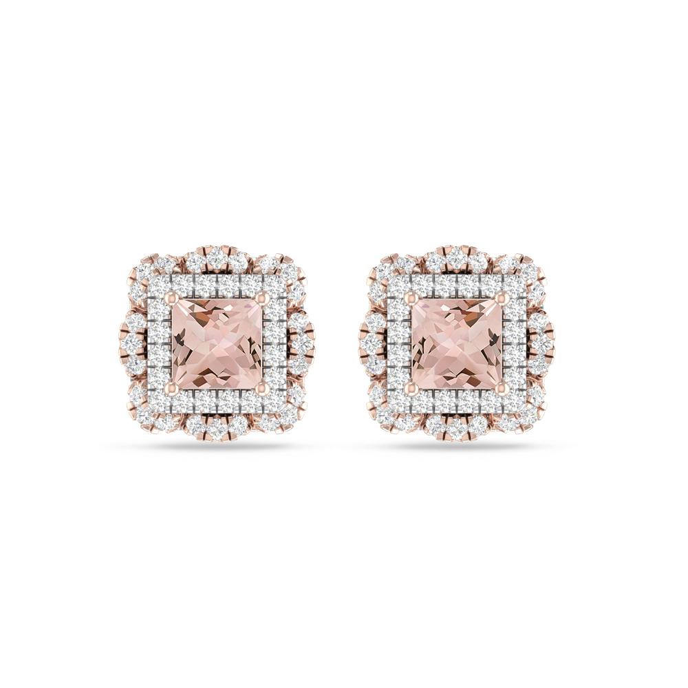 Rose Gold/White Gold - Morganite