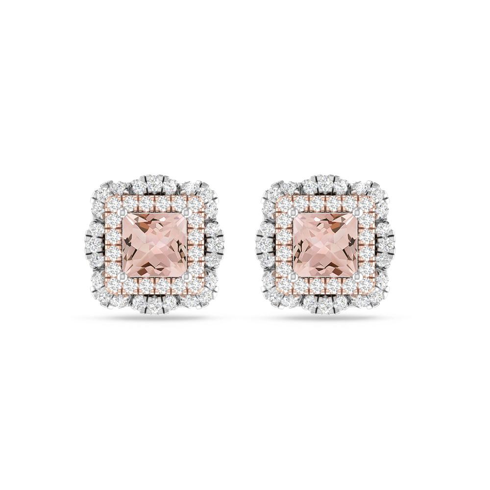 White Gold/Rose Gold - Morganite