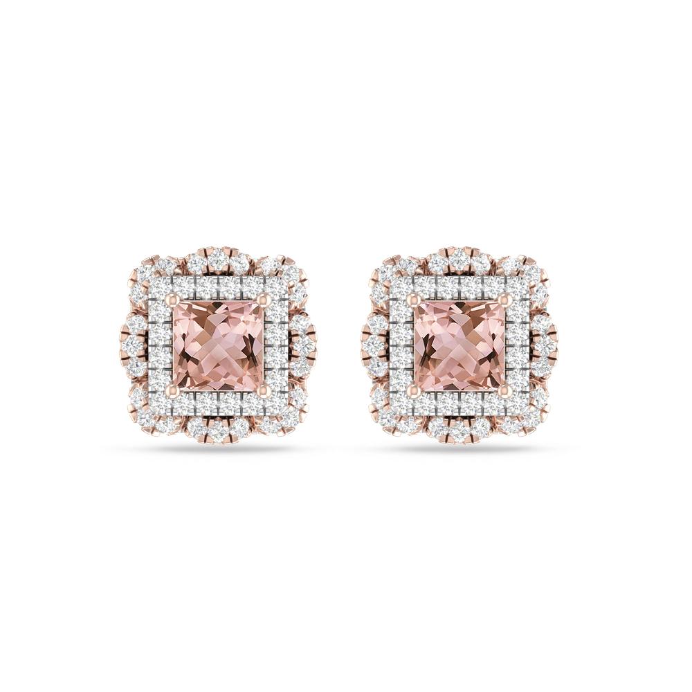 Rose Gold/White Gold - Morganite