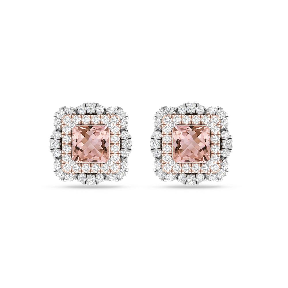 White Gold/Rose Gold - Morganite