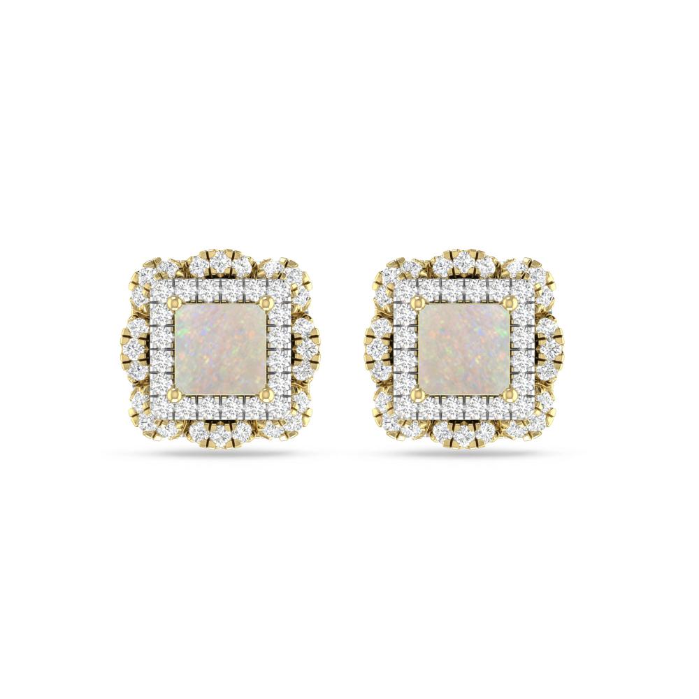 Yellow Gold/White Gold - Opal