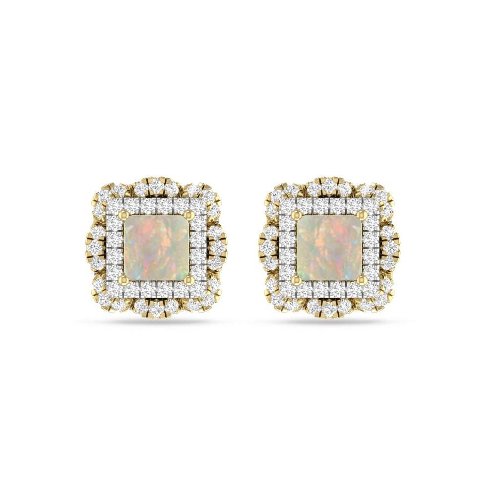 Yellow Gold/White Gold - Opal