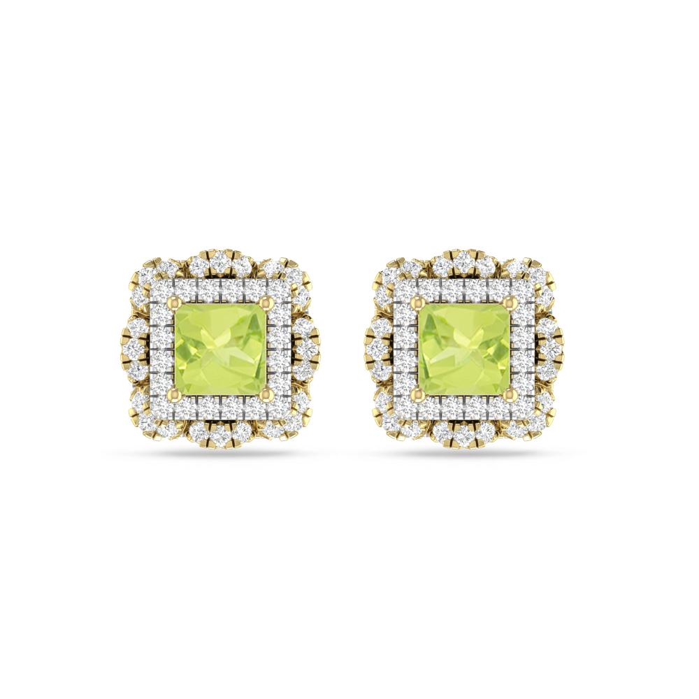 Yellow Gold/White Gold - Peridot