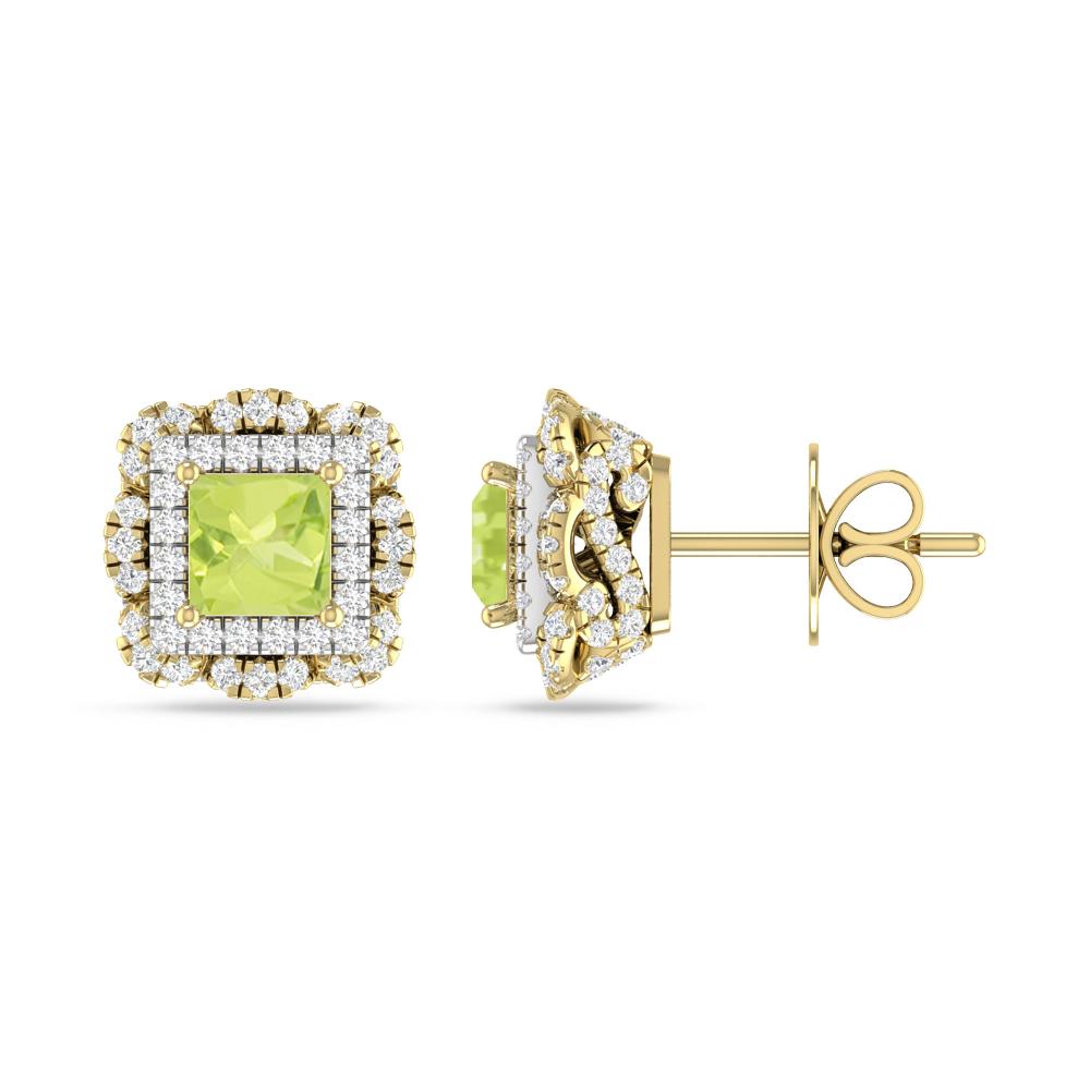 Yellow Gold/White Gold - Peridot