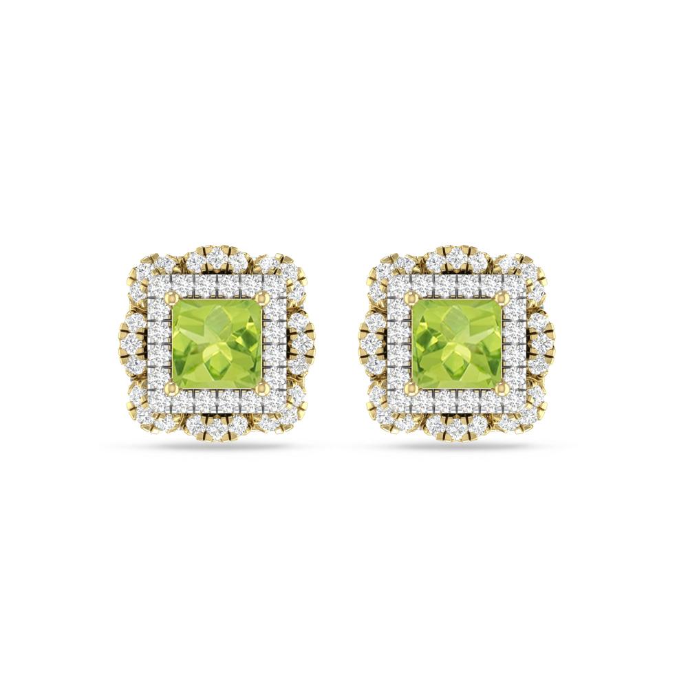 Yellow Gold/White Gold - Peridot