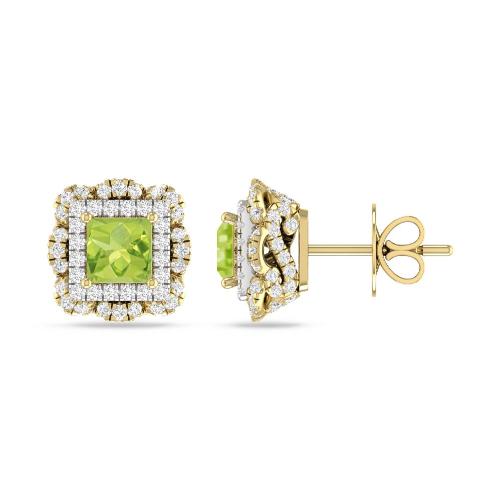 Yellow Gold/White Gold - Peridot