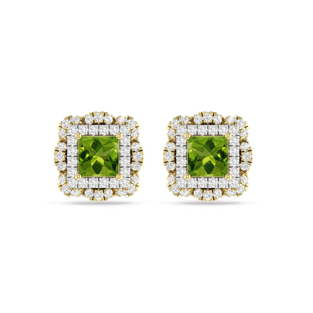 Yellow Gold/White Gold - Peridot