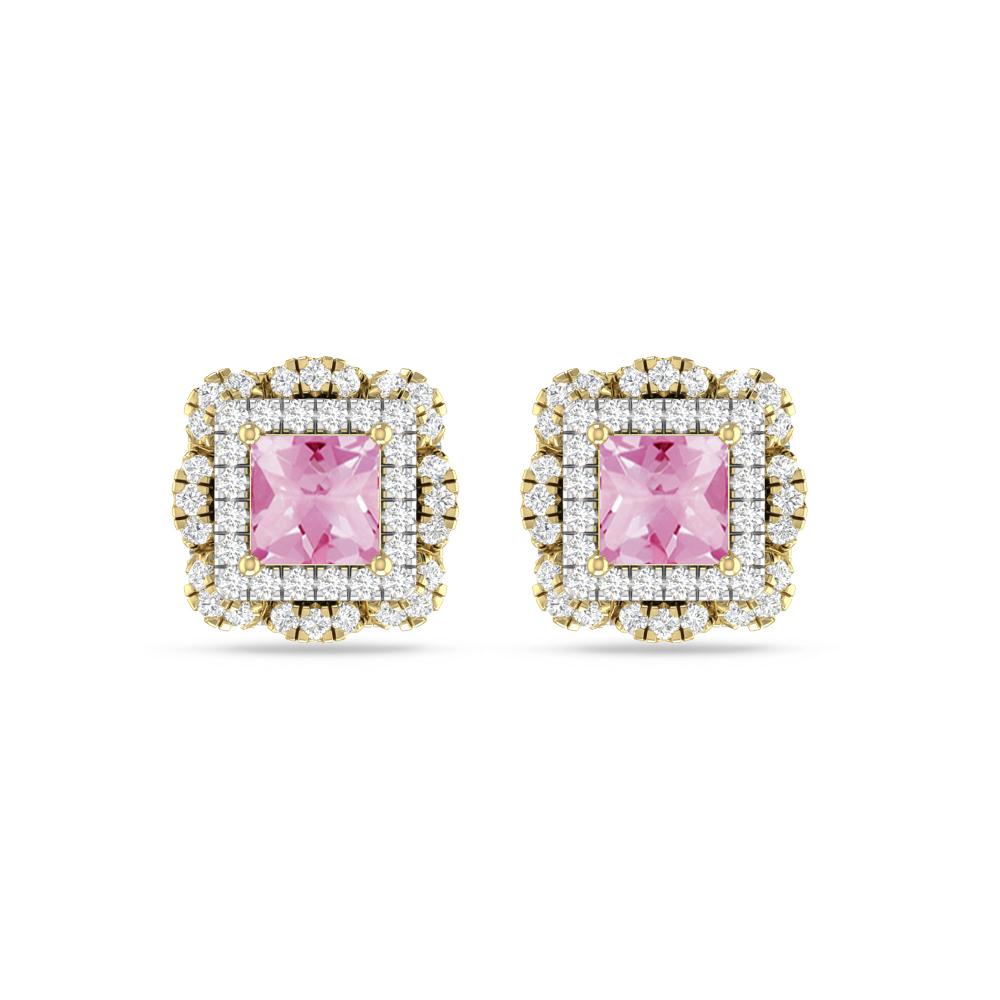 Yellow Gold/White Gold - Pink Tourmaline