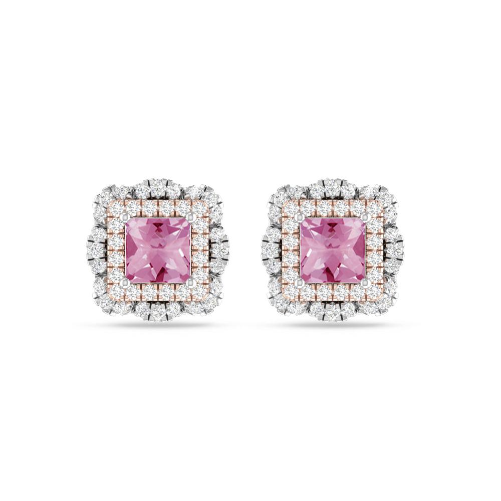 White Gold/Rose Gold - Pink Tourmaline