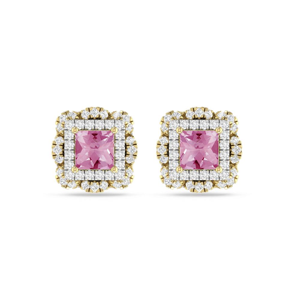 Yellow Gold/White Gold - Pink Tourmaline
