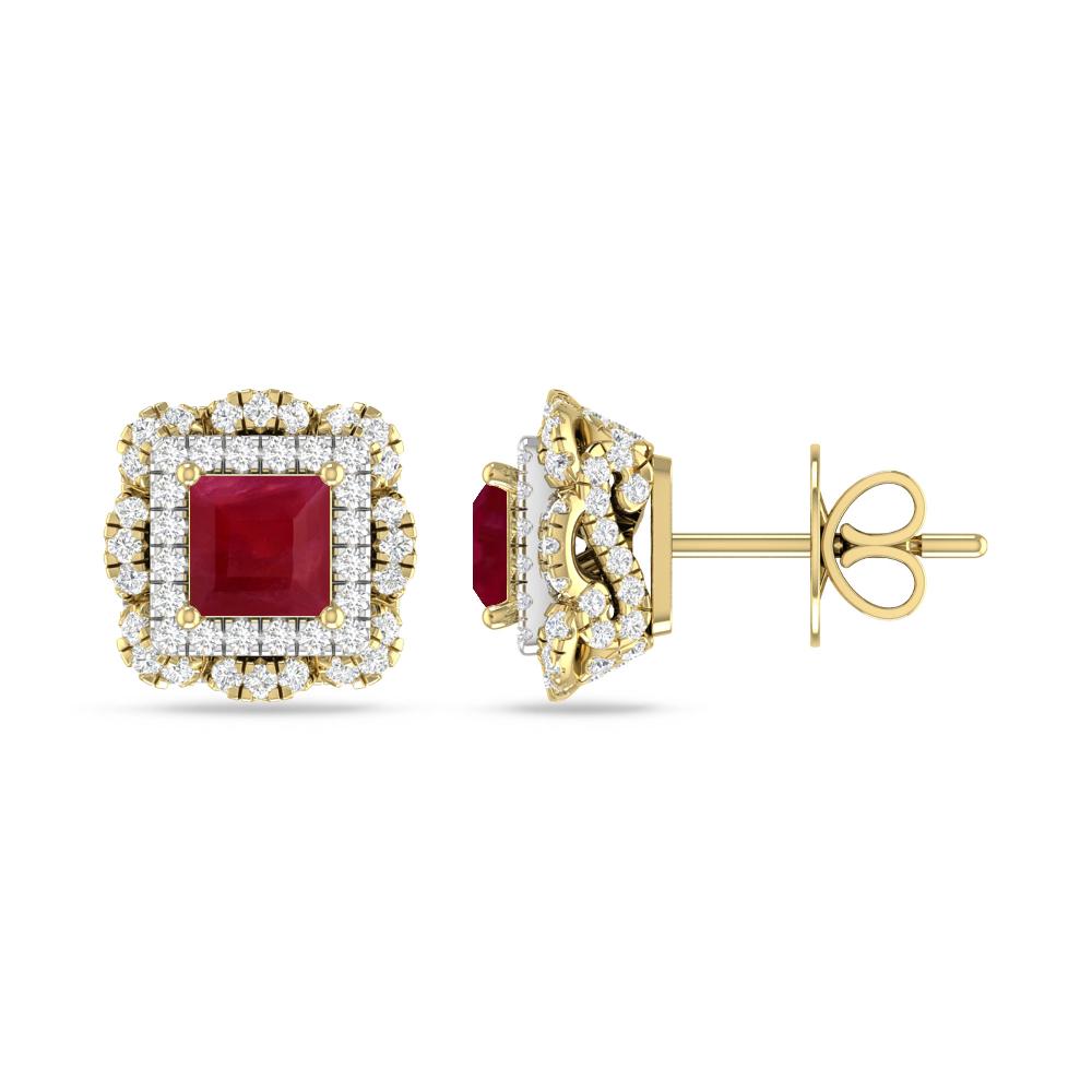 Yellow Gold/White Gold - Ruby