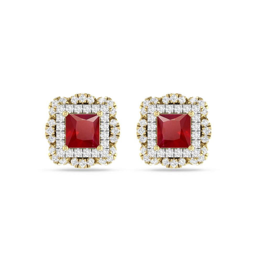 Yellow Gold/White Gold - Ruby