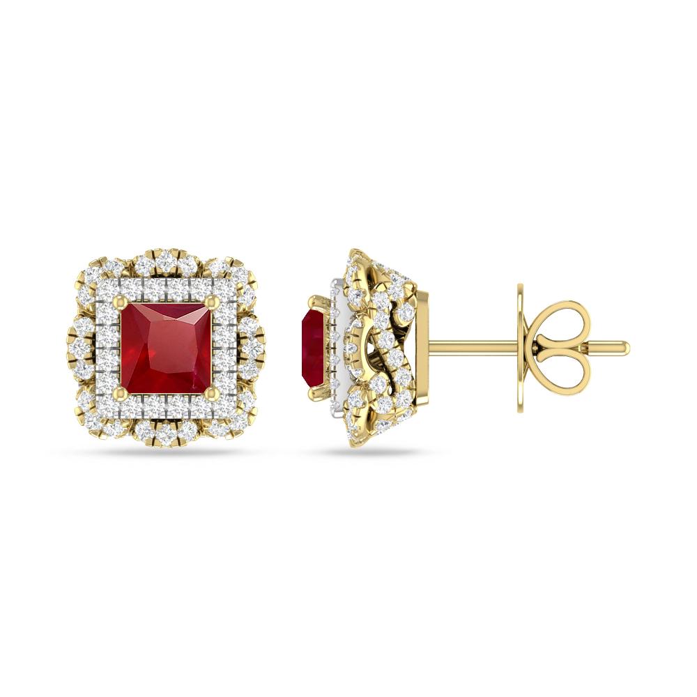 Yellow Gold/White Gold - Ruby