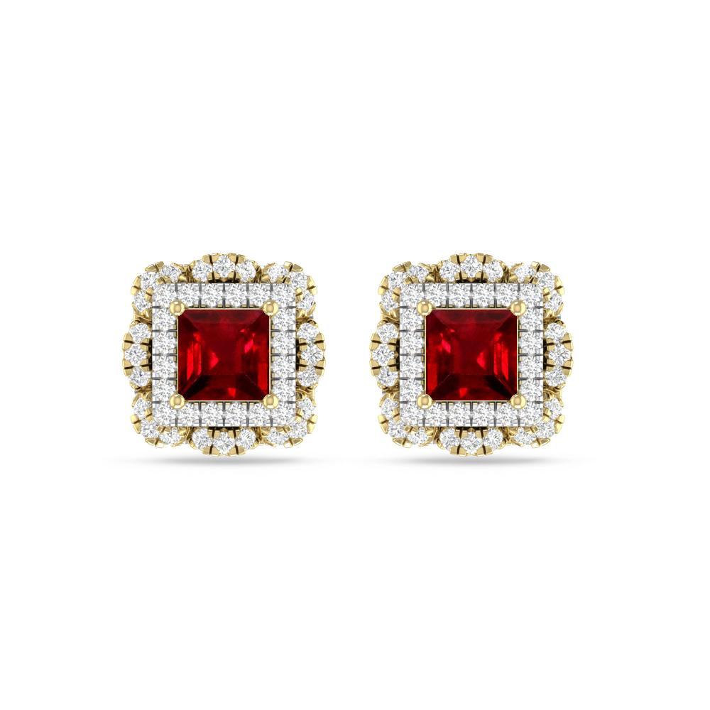 Yellow Gold/White Gold - Ruby
