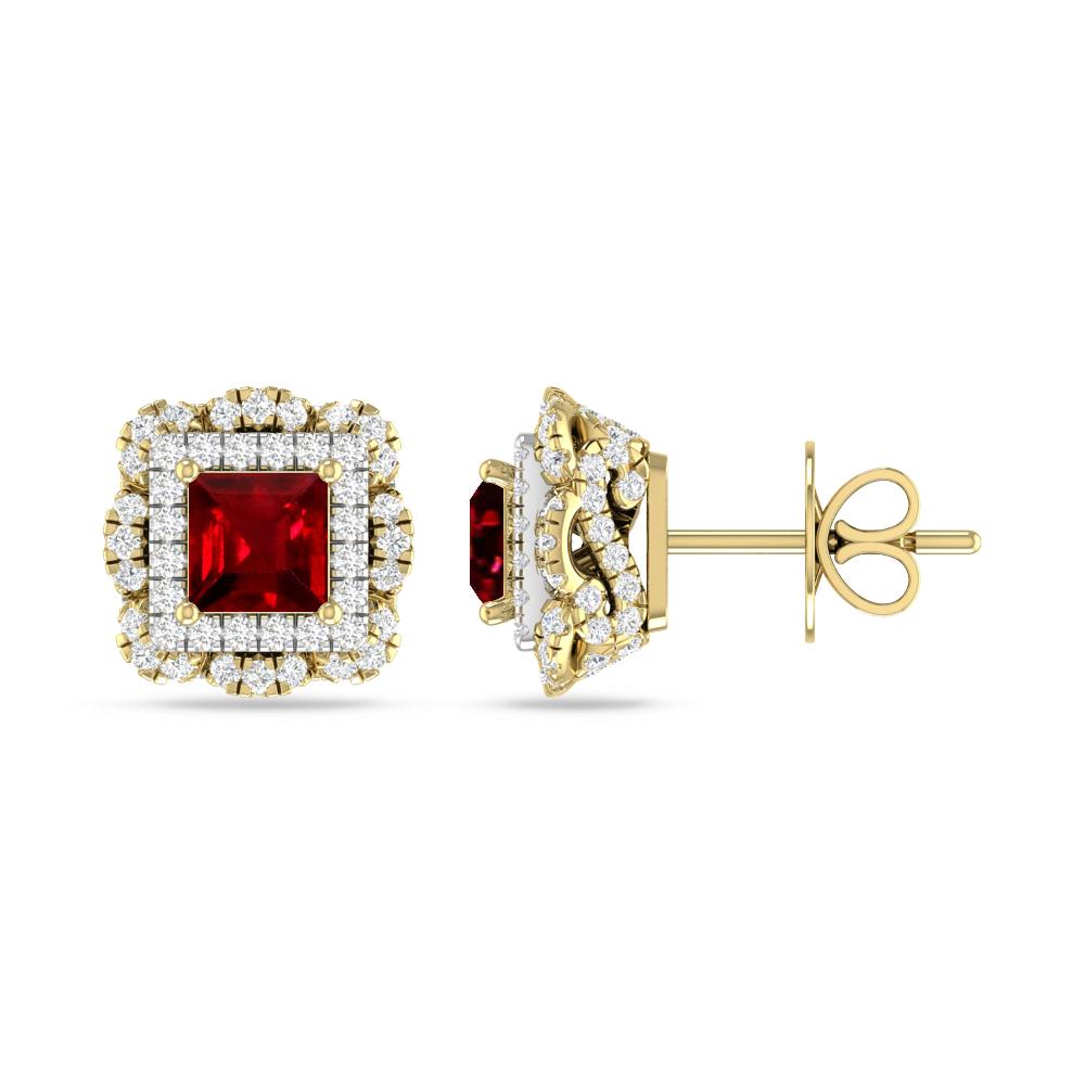 Yellow Gold/White Gold - Ruby