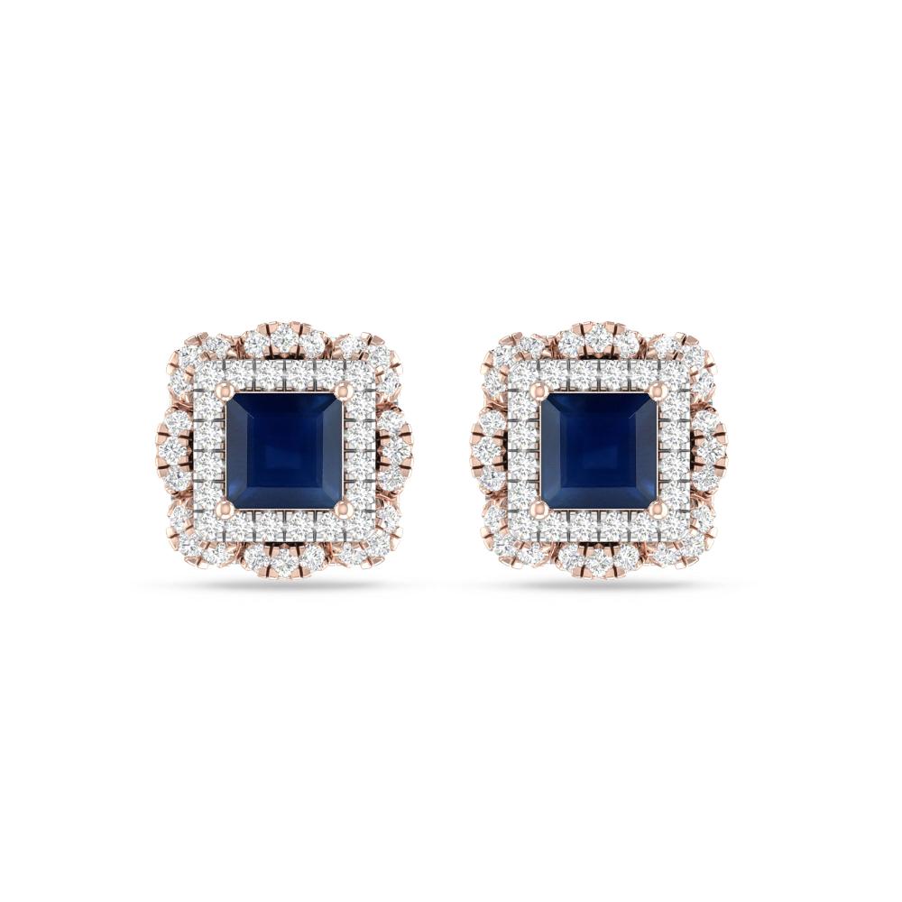 Rose Gold/White Gold - Sapphire