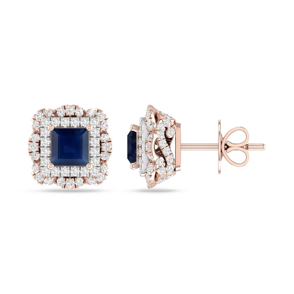 Rose Gold/White Gold - Sapphire