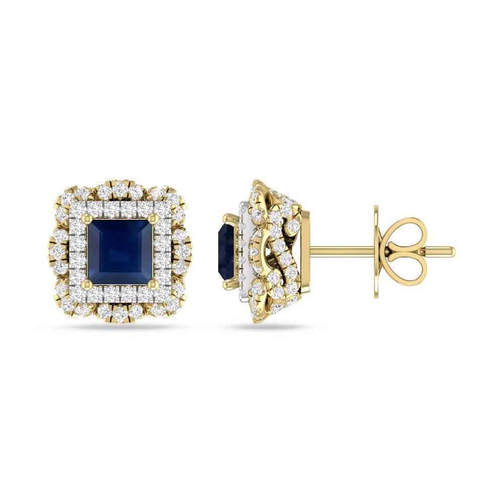 Yellow Gold/White Gold - Sapphire
