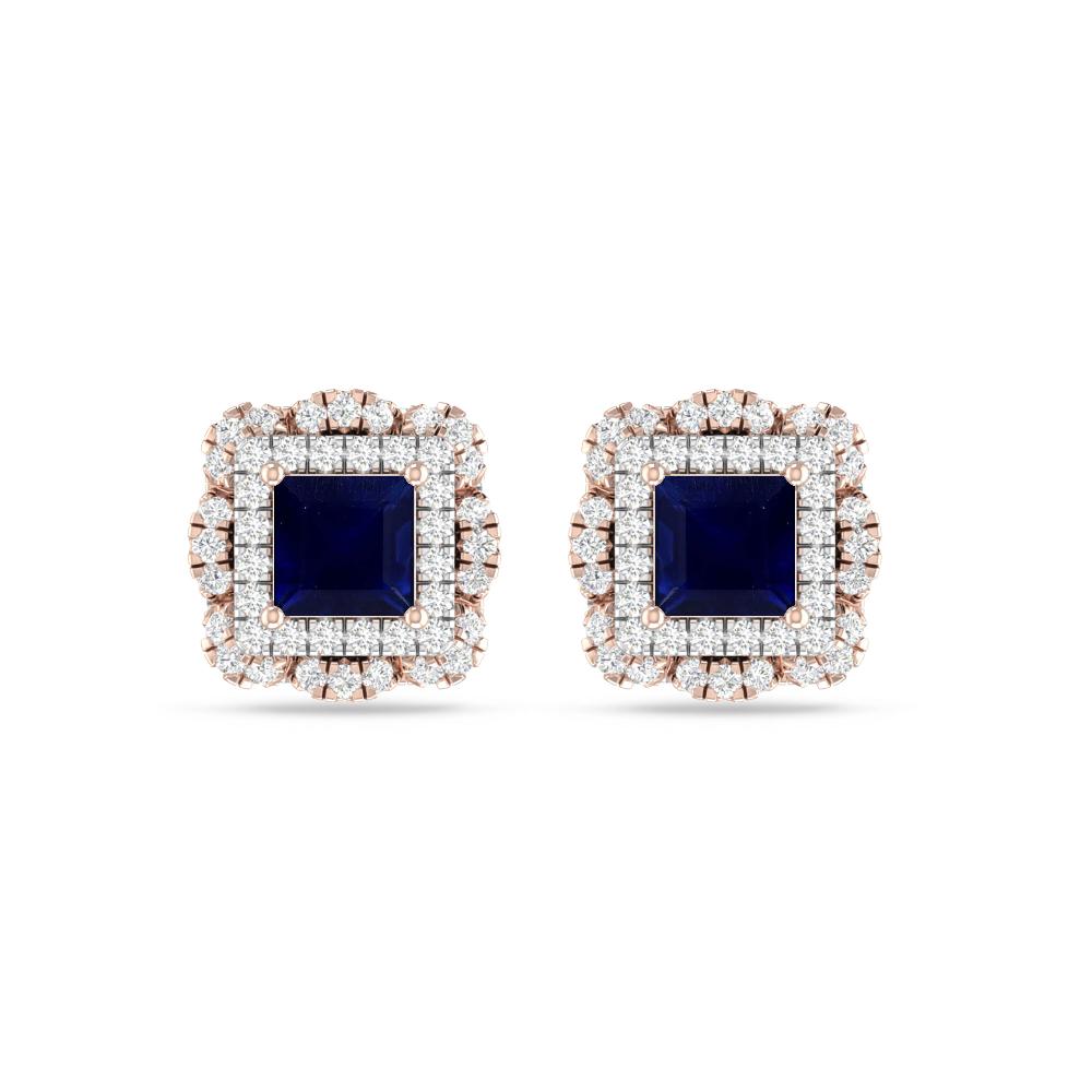 Rose Gold/White Gold - Sapphire
