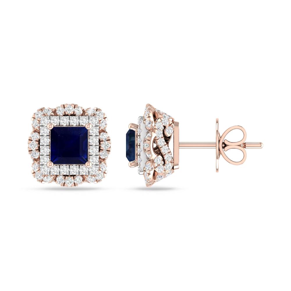 Rose Gold/White Gold - Sapphire