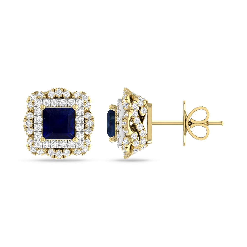 Yellow Gold/White Gold - Sapphire