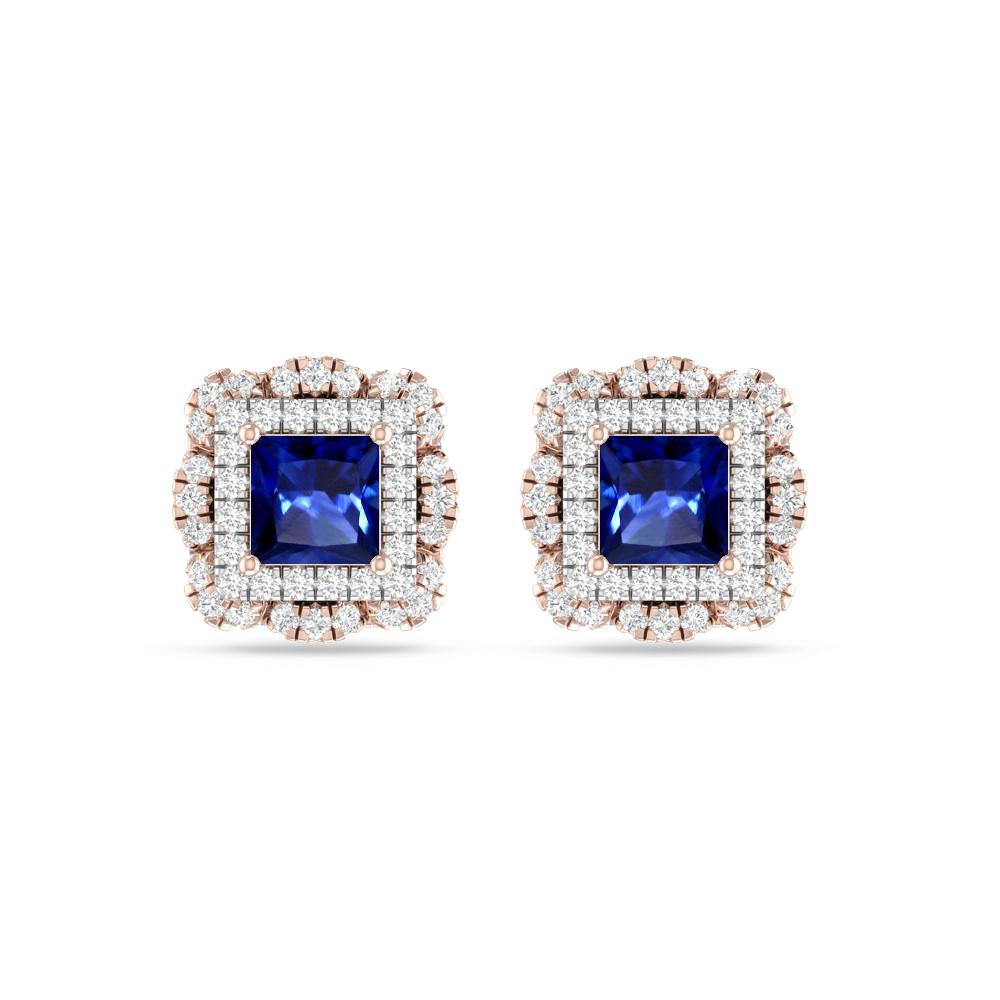 Rose Gold/White Gold - Sapphire