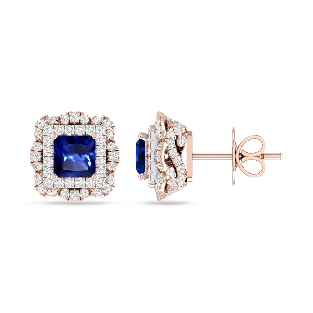 Rose Gold/White Gold - Sapphire