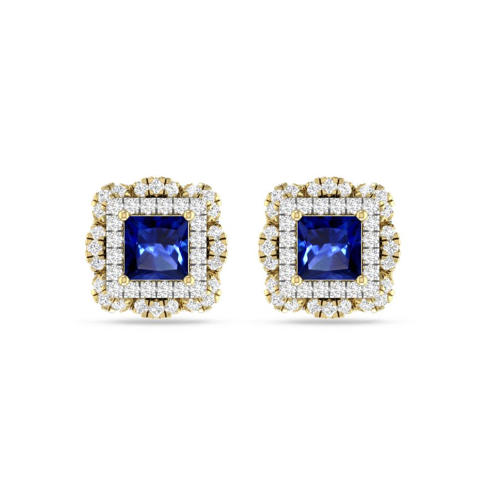 Yellow Gold/White Gold - Sapphire