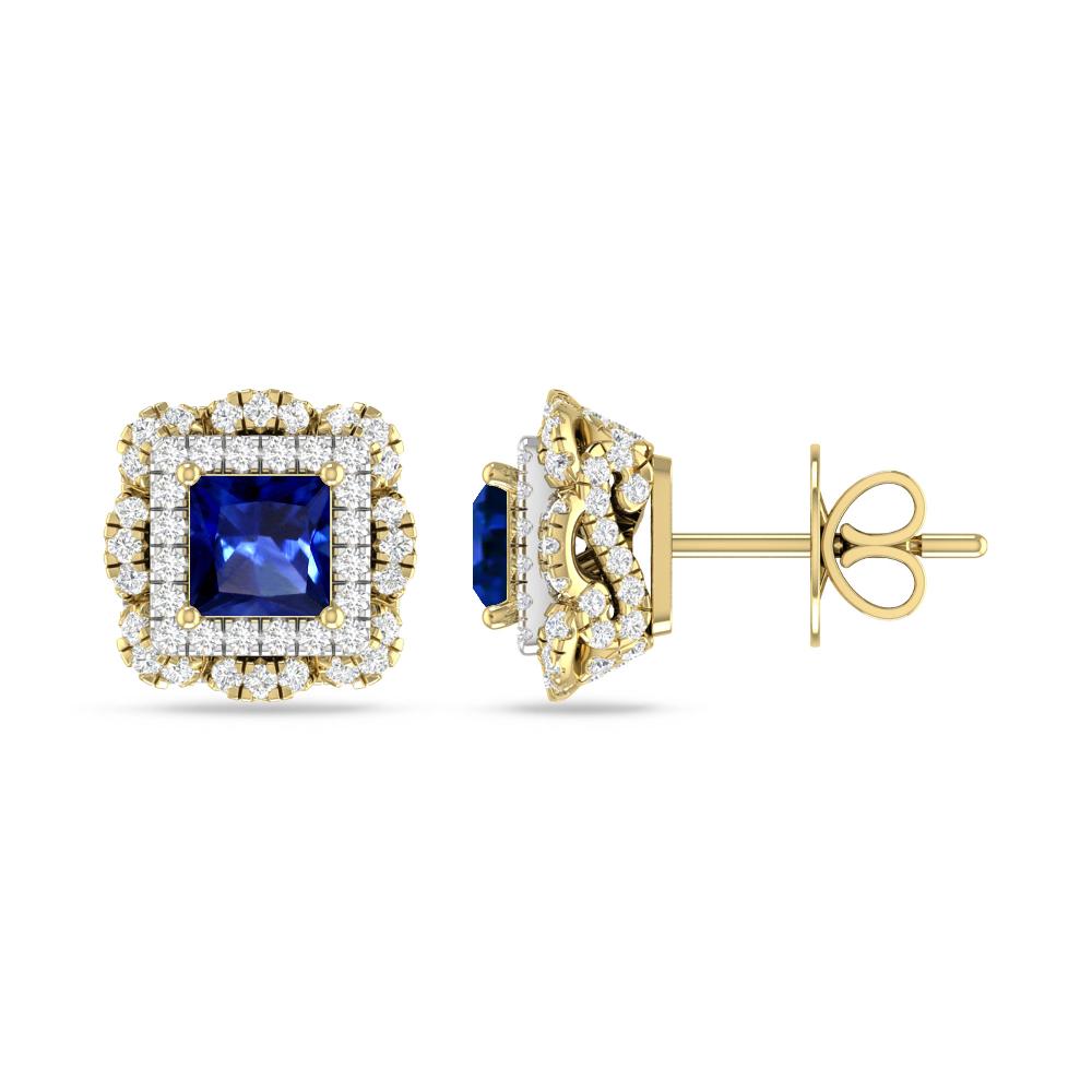 Yellow Gold/White Gold - Sapphire