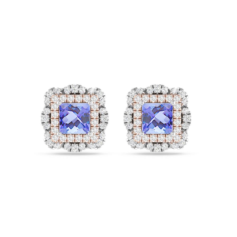 White Gold/Rose Gold - Tanzanite