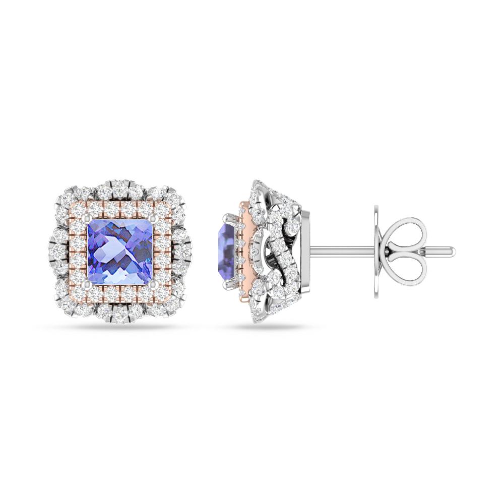 White Gold/Rose Gold - Tanzanite