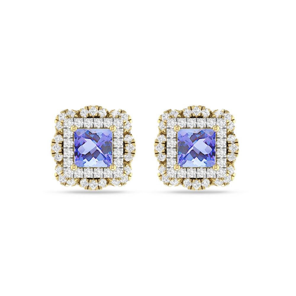 Yellow Gold/White Gold - Tanzanite