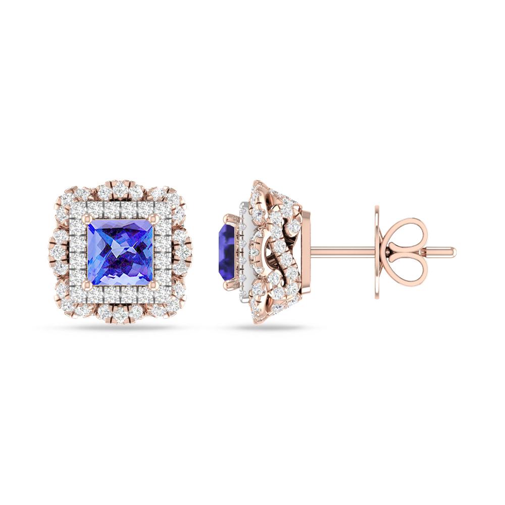 Rose Gold/White Gold - Tanzanite