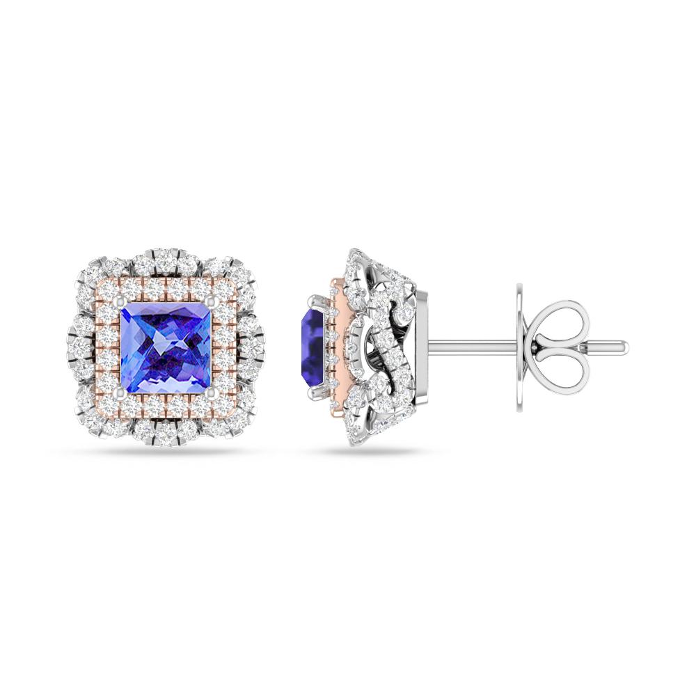 White Gold/Rose Gold - Tanzanite