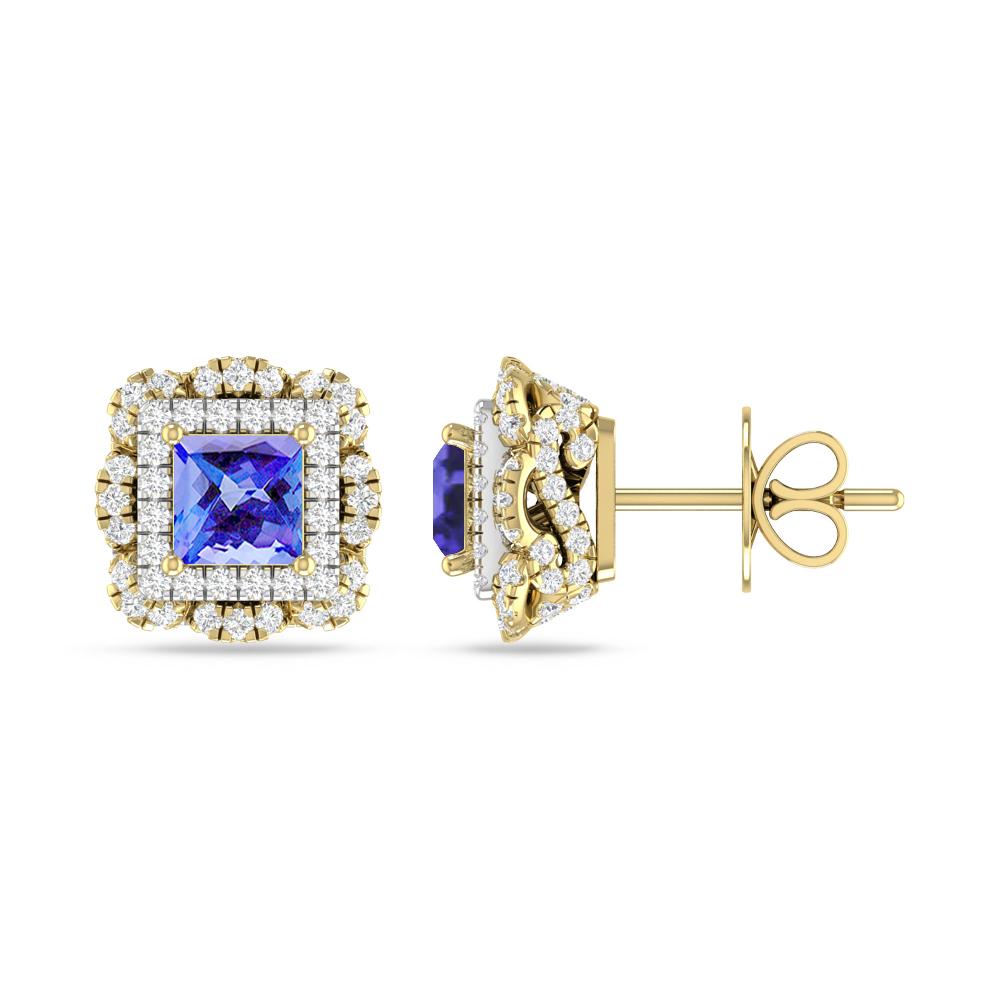Yellow Gold/White Gold - Tanzanite